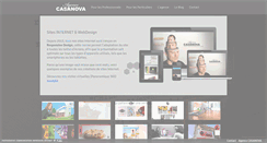 Desktop Screenshot of creationsiteinternet.agence-casanova.fr